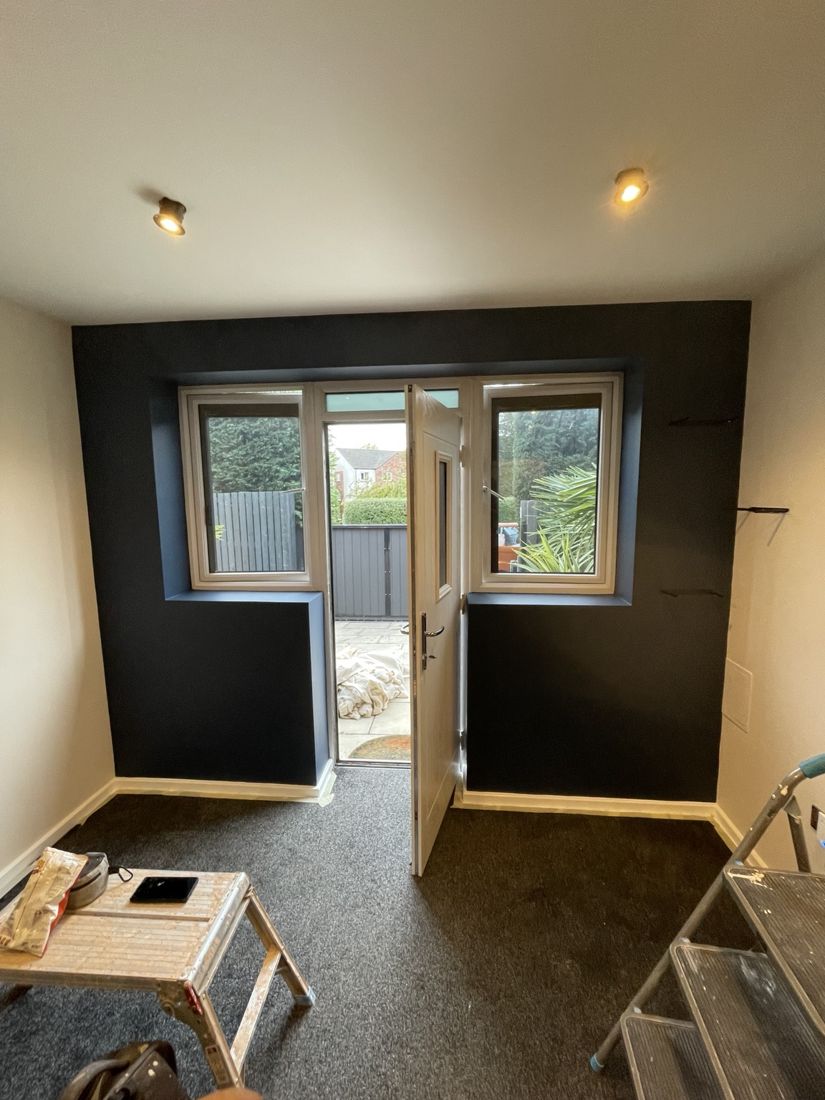 Room renovation and interior finishing