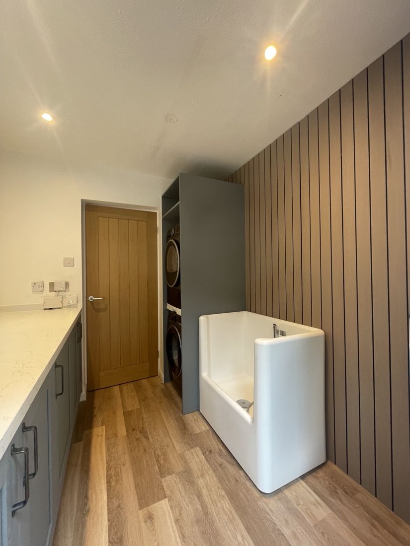 Bespoke media wall and shelving